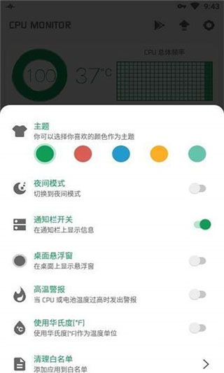 CPU监测app