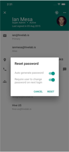 Google帐户管理程序