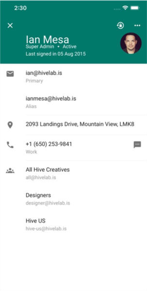 Google帐户管理程序