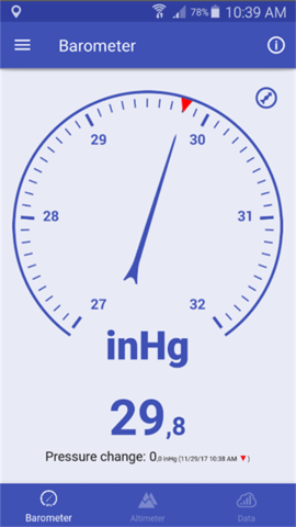 Barometer气压