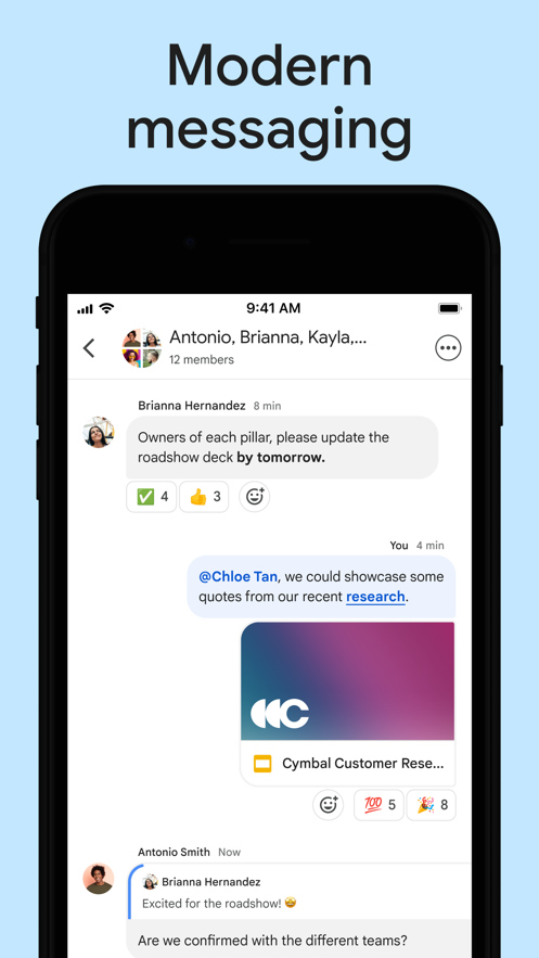 GoogleChatapp