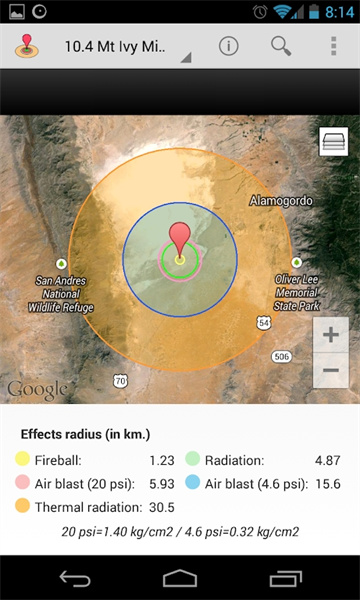 核爆计算器NukeBlast