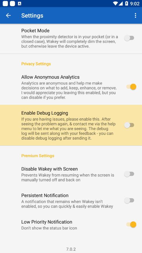 Wakey保持常亮app