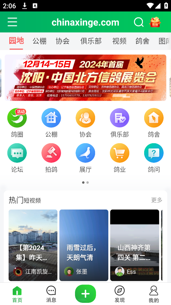 中国信鸽信息网手机版