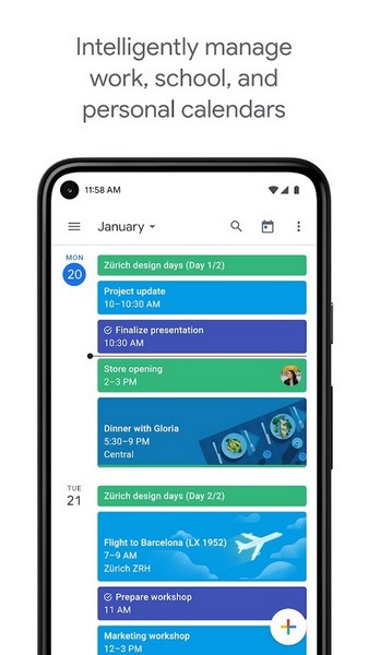 Google日历2026